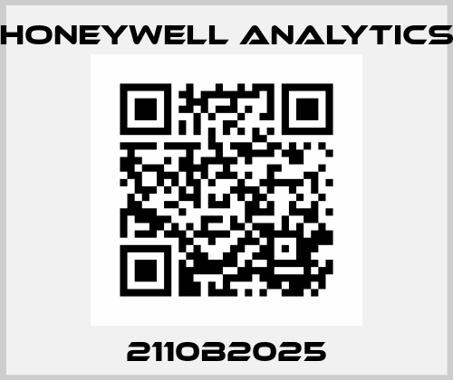 2110B2025 Honeywell Analytics