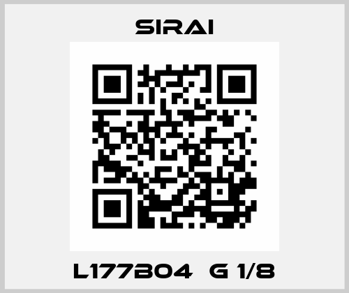 L177B04  G 1/8 Sirai
