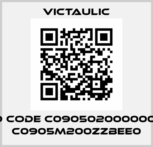 old code C09050200000012 / C0905M200ZZBEE0 Victaulic