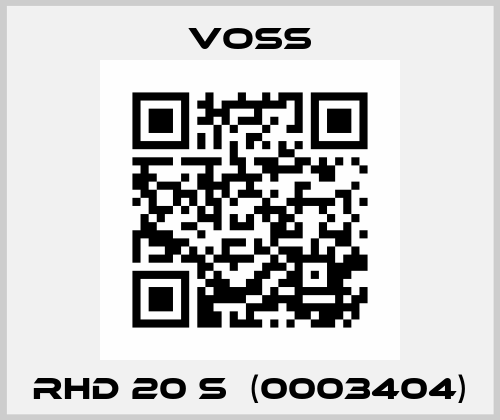 RHD 20 S  (0003404) Voss