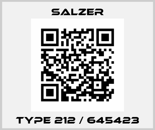 Type 212 / 645423 Salzer