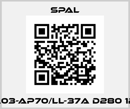 VA03-AP70/LL-37A D280 12V SPAL