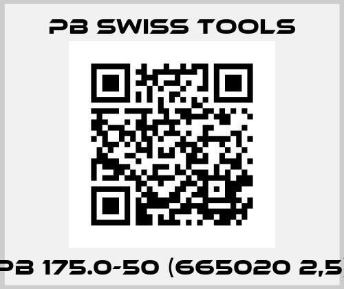 PB 175.0-50 (665020 2,5) PB Swiss Tools