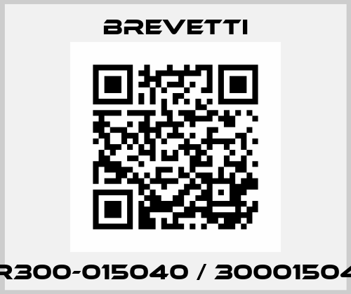 sR300-015040 / 300015040 Brevetti