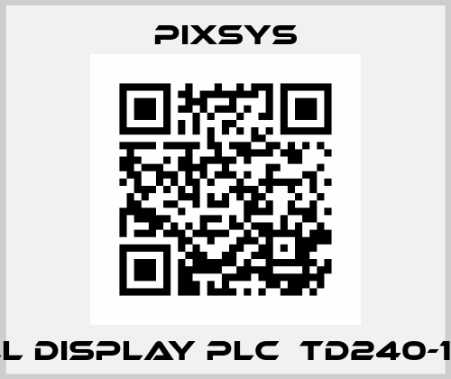 full display PLC  TD240-11AD Pixsys