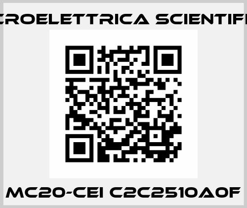 MC20-CEI C2C2510A0F Microelettrica Scientifica