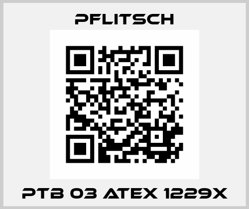 PTB 03 ATEX 1229X PFLITSCH
