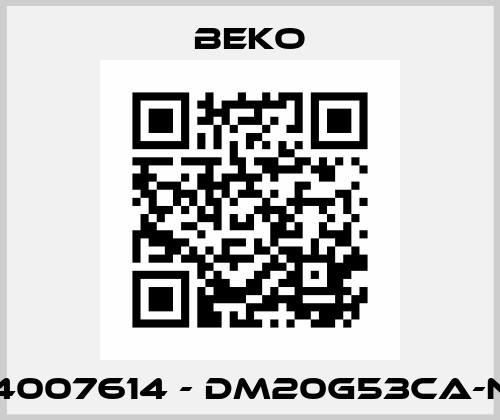 4007614 - DM20G53CA-N Beko