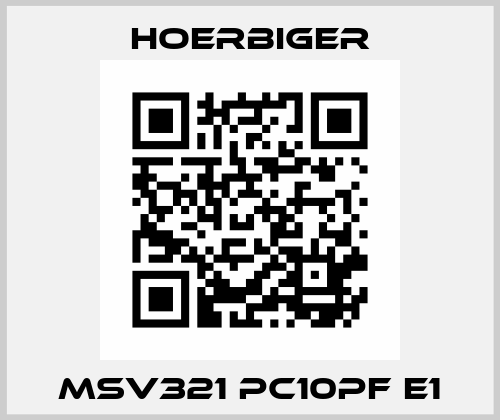 MSV321 PC10PF E1 Hoerbiger