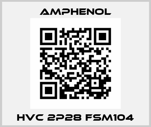 HVC 2P28 FSM104 Amphenol