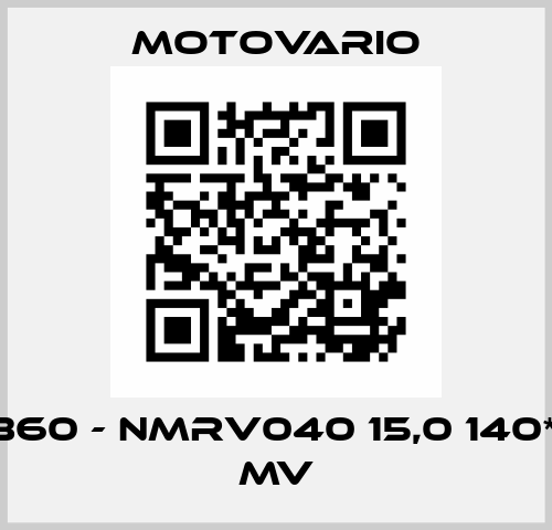 4002360 - NMRV040 15,0 140*11 18 U MV Motovario