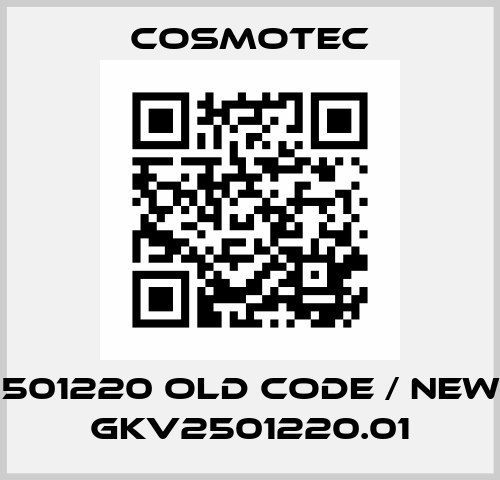 GKV-2501220 old code / new code GKV2501220.01 Cosmotec