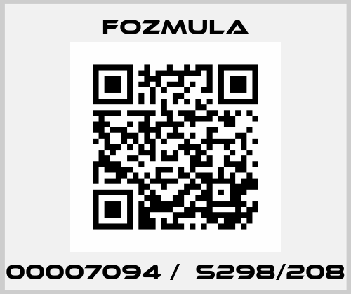 00007094 /  S298/208 Fozmula