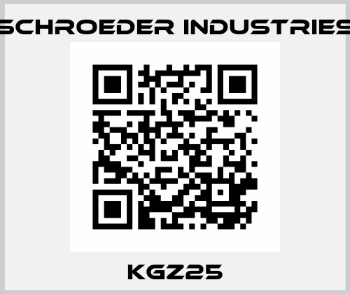 KGZ25 Schroeder Industries