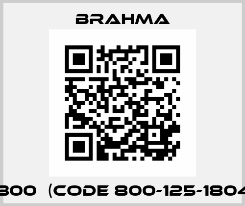 18048300  (Code 800-125-18048300) Brahma