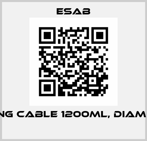WELDING CABLE 1200ML, DIAM 16 MM  Esab