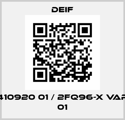 2918410920 01 / 2FQ96-x Variant 01 Deif