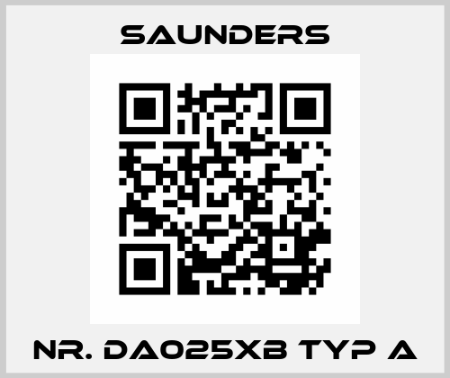 Nr. DA025XB Typ A Saunders