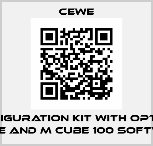 Configuration kit with optical cable and M cube 100 software Cewe