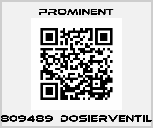 809489  Dosierventil ProMinent