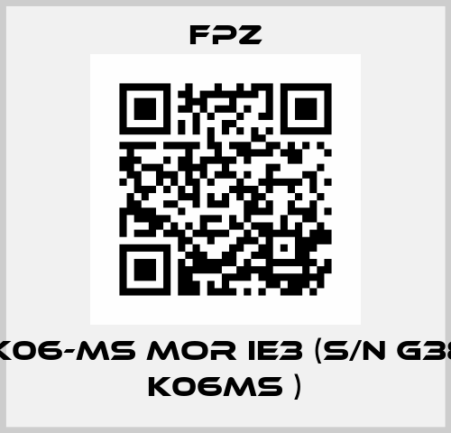 SCL K06-MS MOR IE3 (s/n G38279 K06MS ) Fpz