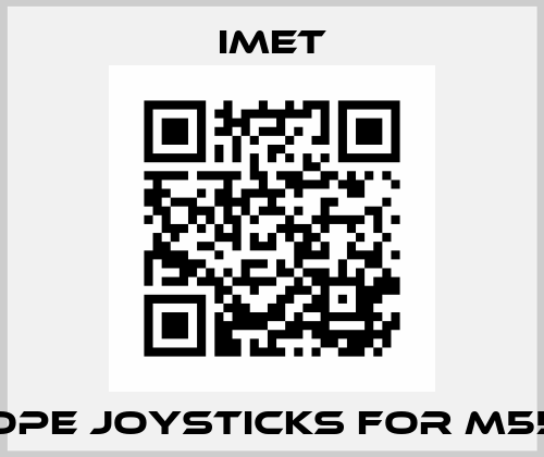 rope joysticks for M550 IMET