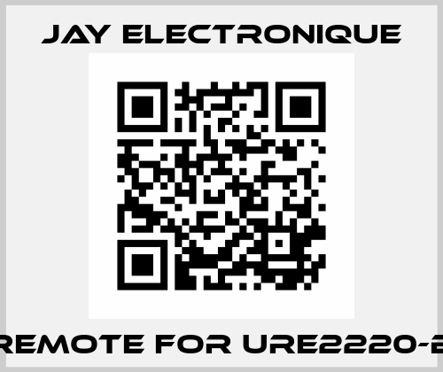 remote for URE2220-B JAY Electronique