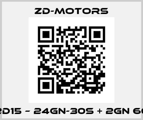 Z2D15 – 24GN-30S + 2GN 60K ZD-Motors