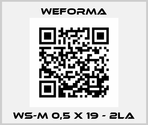 WS-M 0,5 X 19 - 2LA Weforma