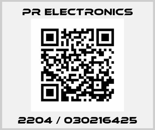 2204 / 030216425 Pr Electronics