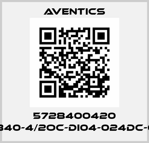 5728400420 (V840-4/2OC-DI04-024DC-03) Aventics