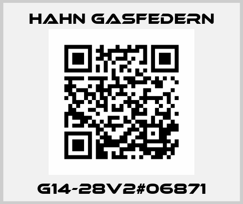 G14-28V2#06871 Hahn Gasfedern