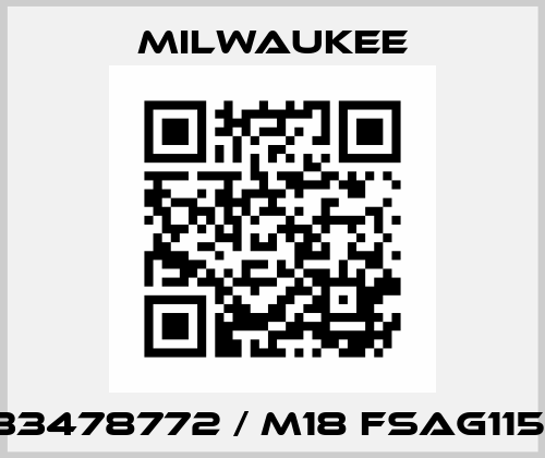 4933478772 / M18 FSAG115X-0 Milwaukee