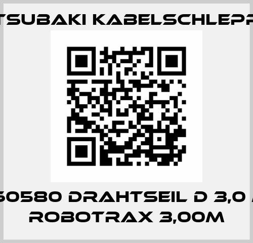 0060580 Drahtseil D 3,0 mm Robotrax 3,00M Tsubaki Kabelschlepp
