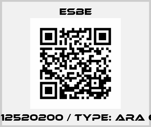 PN: 12520200 / Type: ARA 659 Esbe