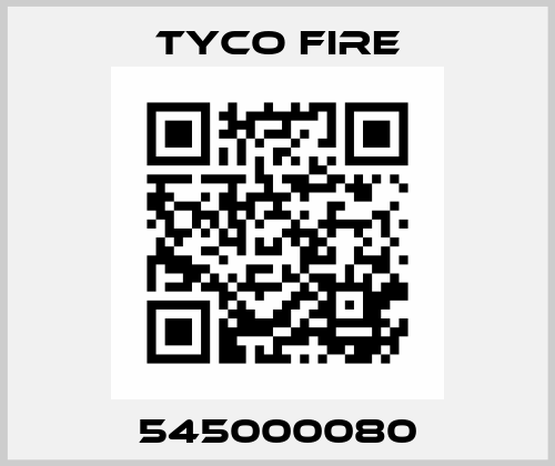 545000080 Tyco Fire