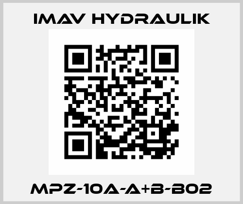 MPZ-10A-A+B-B02 IMAV Hydraulik