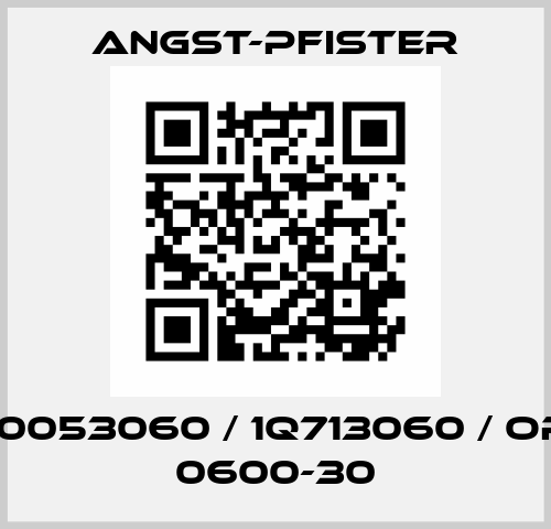 1140053060 / 1Q713060 / ORM 0600-30 Angst-Pfister