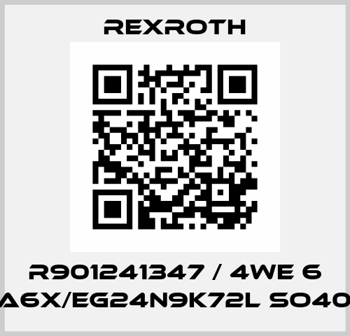 R901241347 / 4WE 6 JA6X/EG24N9K72L SO407 Rexroth