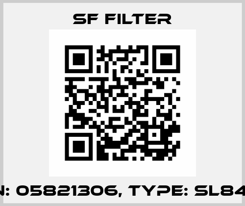 P/N: 05821306, Type: SL8453 SF FILTER