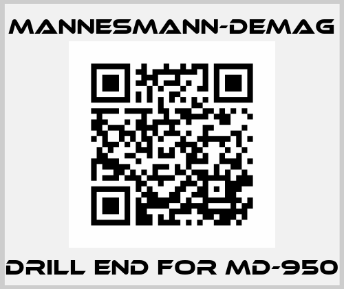 Drill end For MD-950 Mannesmann-Demag