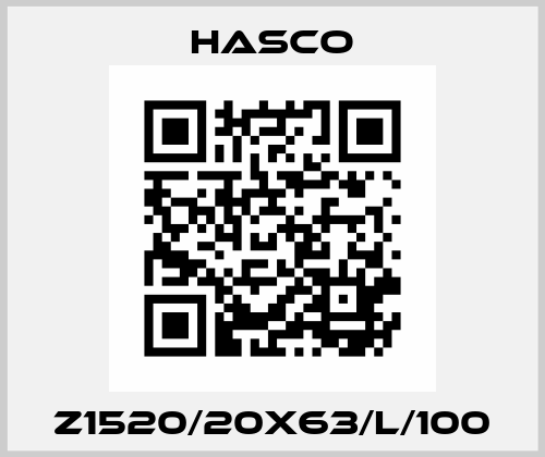 Z1520/20x63/L/100 Hasco