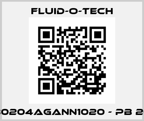 PB0204AGANN1020 - PB 204 Fluid-O-Tech