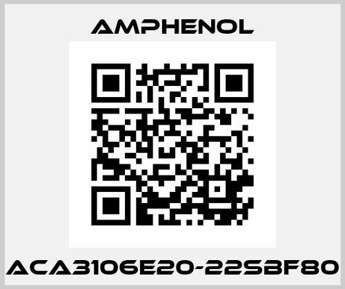 ACA3106E20-22SBF80 Amphenol