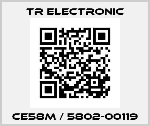 CE58M / 5802-00119 TR Electronic
