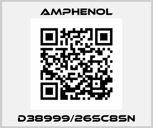 D38999/26SC8SN Amphenol