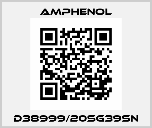 D38999/20SG39SN Amphenol