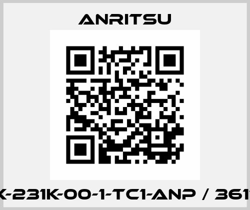 AX-231K-00-1-TC1-ANP / 36172 Anritsu