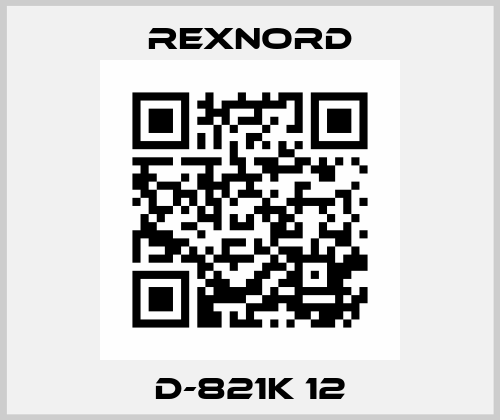 D-821K 12 Rexnord