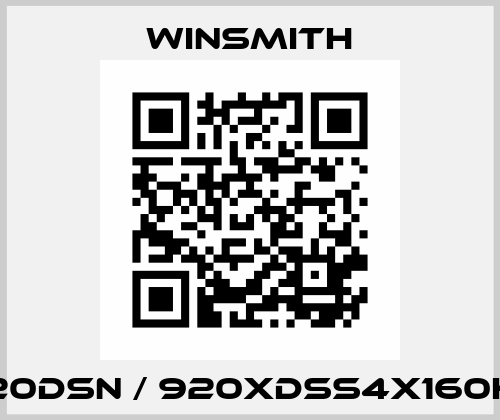 920DSN / 920XDSS4X160H0 Winsmith
